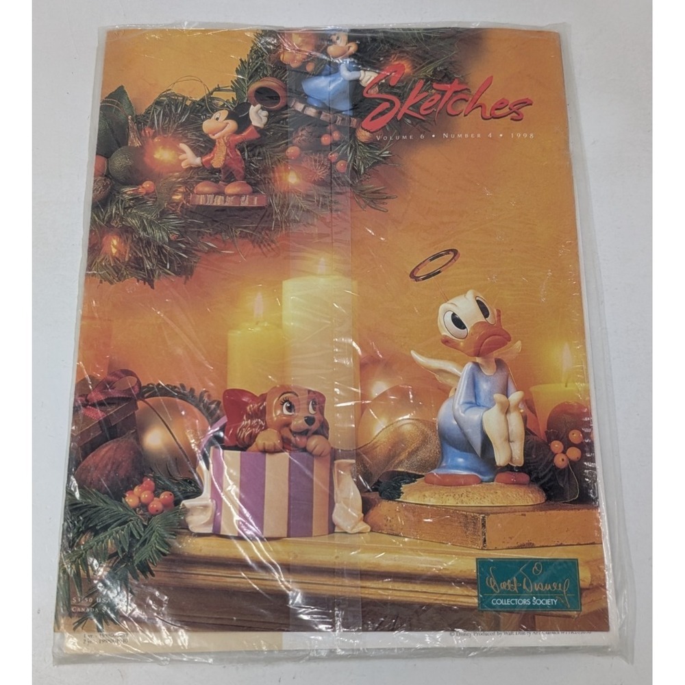 Walt Disney Collectors Society WDCC Sketches Magazine V6 N4 1998 90s NEW SEALED